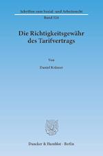 Die Richtigkeitsgewähr des Tarifvertrags