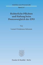 Richterliche Pflichten und Haftung beim Prozessvergleich der ZPO