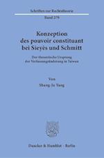 Konzeption des pouvoir constituant bei Sieyès und Schmitt