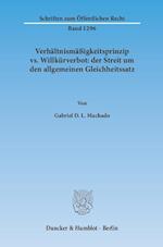 Machado, G: Verhältnismäßigkeitsprinzip vs. Willkürverbot