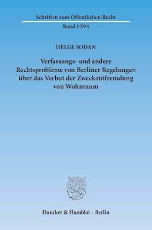 Sodan, H: Zweckentfremdung von Wohnraum