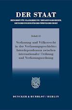 Verfassung und Völkerrecht in der Verfassungsgeschichte: Interdependenzen zwischen internationaler Ordnung und Verfassungsordnung