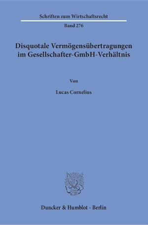 Cornelius, L: Disquotale Vermögensübertragungen