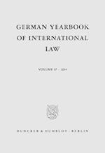 German Yearbook of International Law Band 57 / 2014