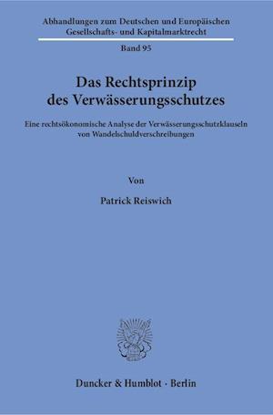 Das Rechtsprinzip des Verwässerungsschutzes