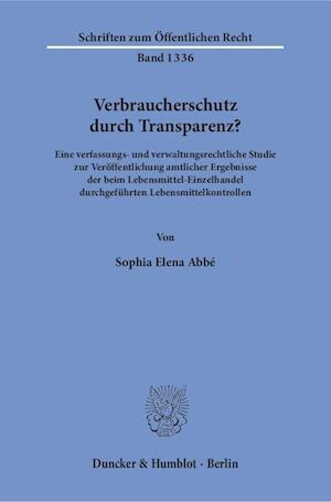 Verbraucherschutz durch Transparenz?