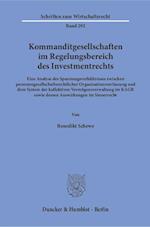 Kommanditgesellschaften im Regelungsbereich des Investmentrechts