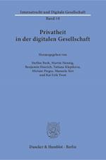 Privatheit in der digitalen Gesellschaft