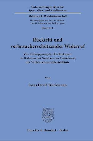 Rücktritt und verbraucherschützender Widerruf