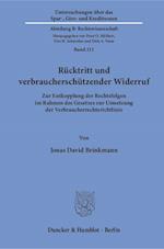 Rücktritt und verbraucherschützender Widerruf