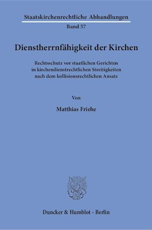 Dienstherrnfähigkeit der Kirchen