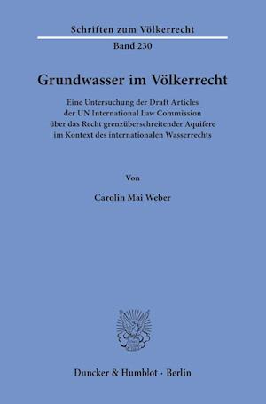 Grundwasser im Völkerrecht