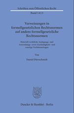 Verweisungen in formellgesetzlichen Rechtsnormen auf andere formellgesetzliche Rechtsnormen.