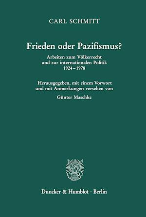 Frieden oder Pazifismus?