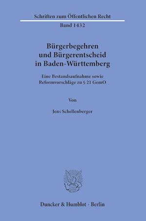 Bürgerbegehren und Bürgerentscheid in Baden-Württemberg.