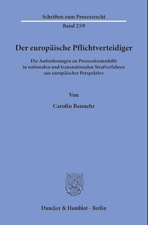 Der europäische Pflichtverteidiger.