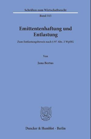 Emittentenhaftung und Entlastung.