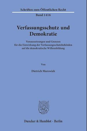 Verfassungsschutz und Demokratie