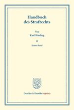 Handbuch des Strafrechts