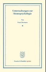 Untersuchungen zur Sinnespsychologie