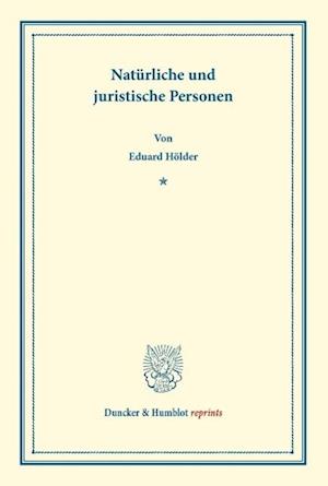 Natürliche und juristische Personen