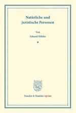 Natürliche und juristische Personen