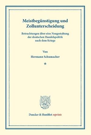 Meistbegünstigung und Zollunterscheidung