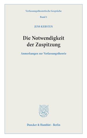 Die Notwendigkeit der Zuspitzung.