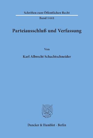 Parteiausschluß und Verfassung.