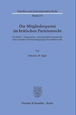 Die Mitgliederpartei im britischen Parteienrecht.