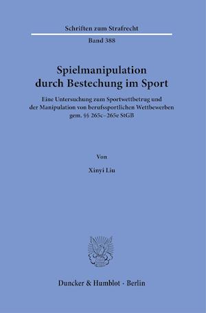 Spielmanipulation durch Bestechung im Sport.