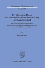 Der öffentliche Dienst der unmittelbaren Bundesverwaltung im Budgetkreislauf