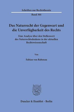 Das Naturrecht der Gegenwart und die Unverfügbarkeit des Rechts.