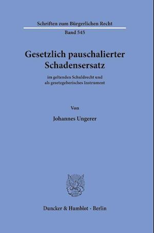 Gesetzlich pauschalierter Schadensersatz