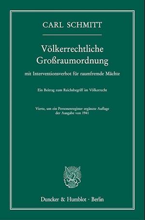 Völkerrechtliche Großraumordnung