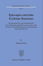 Episcopus emeritus Ecclesiae Romanae.