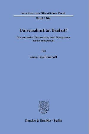 Universalinstitut Baulast?