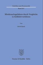 Missbrauchsgefahren durch Vergleiche in Kollektivverfahren.