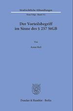 Der Vorteilsbegriff im Sinne des § 257 StGB