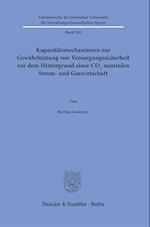 Kapazitätsmechanismen zur Gewährleistung von Versorgungssicherheit vor dem Hintergrund einer CO2-neutralen Strom- und Gaswirtschaft.