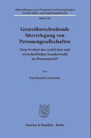 Grenzüberschreitende Sitzverlegung von Personengesellschaften