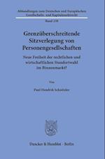 Grenzüberschreitende Sitzverlegung von Personengesellschaften