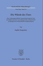 Die Würde des Tiers.