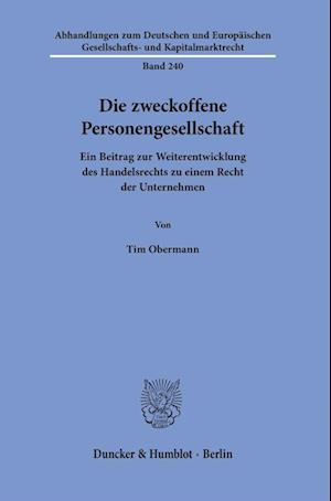 Die zweckoffene Personengesellschaft