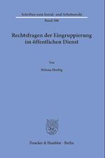 Rechtsfragen der Eingruppierung im öffentlichen Dienst