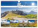 Dolomitenberggipfel (Wandkalender 2025 DIN A4 quer), CALVENDO Monatskalender