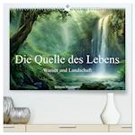 Quelle des Lebens - Wasser und Landschaft (hochwertiger Premium Wandkalender 2025 DIN A2 quer), Kunstdruck in Hochglanz