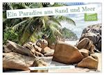 Ein Paradies aus Sand und Meer (Wandkalender 2025 DIN A3 quer), CALVENDO Monatskalender