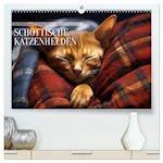 Schottische Katzenhelden (hochwertiger Premium Wandkalender 2025 DIN A2 quer), Kunstdruck in Hochglanz