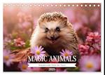 Magic Animals (Tischkalender 2025 DIN A5 quer), CALVENDO Monatskalender